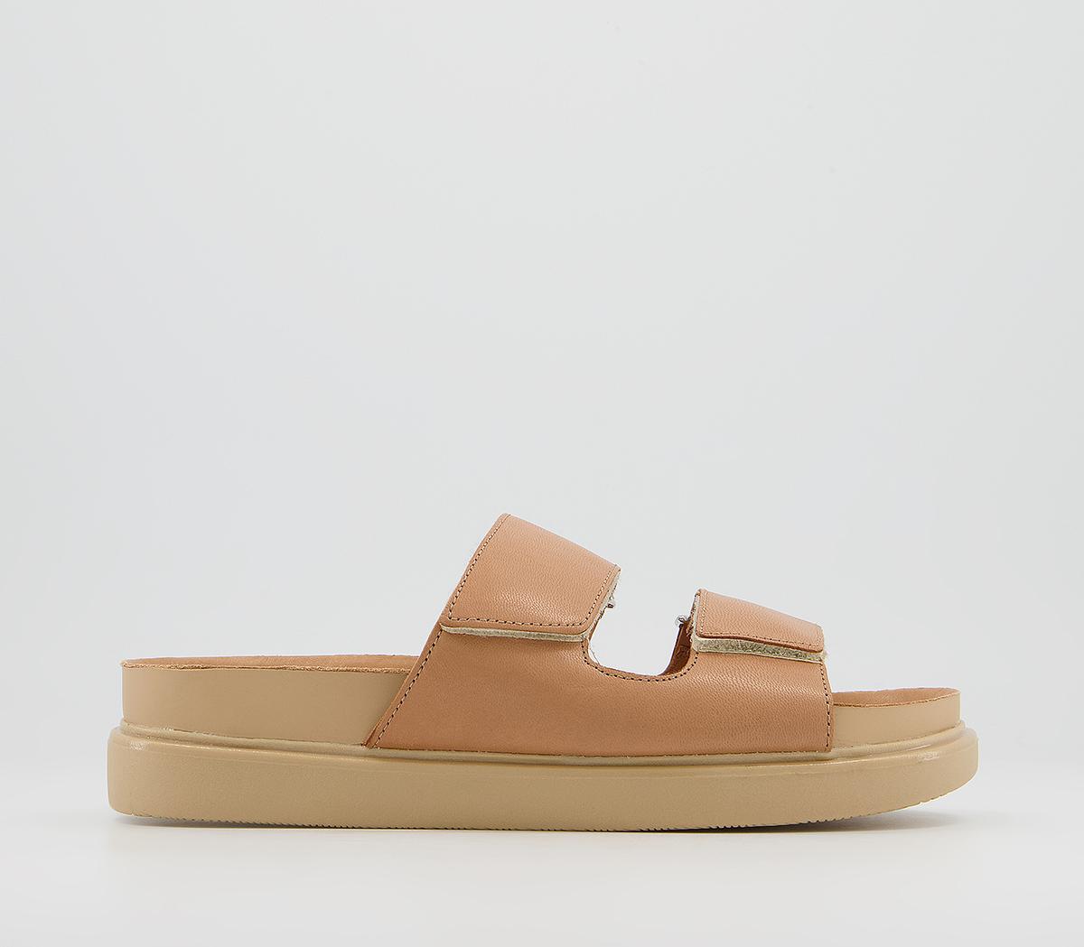 Vagabond Shoemakers Erin Strap Slides Vagabond Shoemakers Erin Strap Slides Tan