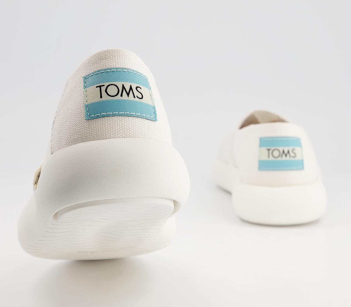 TOMSAlpargata Mallow Slip OnsWhite