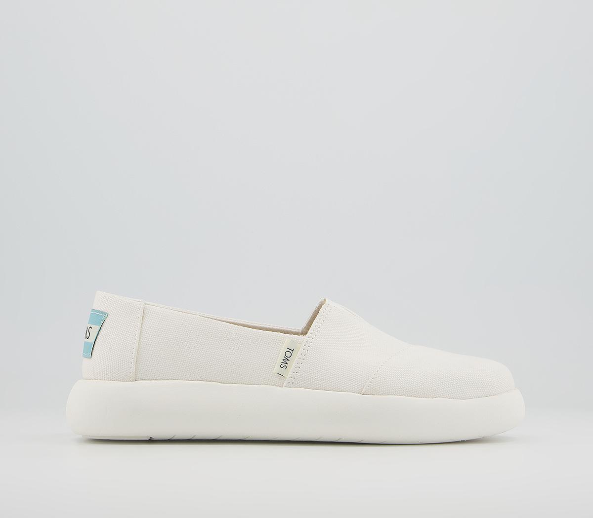 TOMSAlpargata Mallow Slip OnsWhite