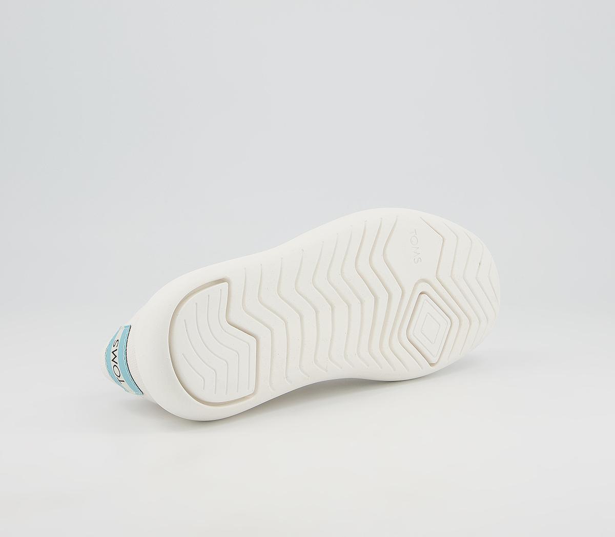 TOMS Alpargata Mallow Slip Ons TOMS Alpargata Mallow Slip Ons White