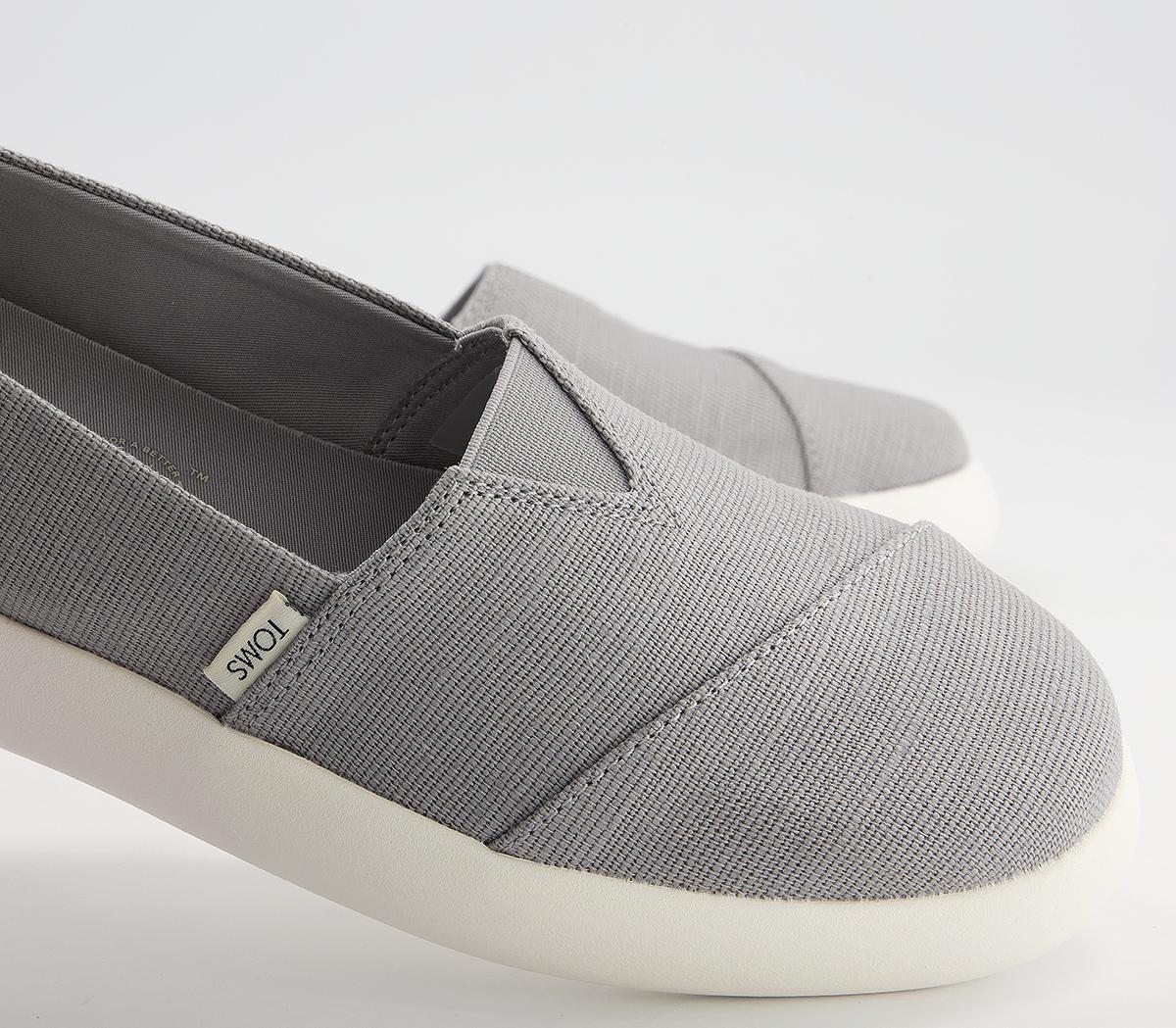 TOMSAlpargata Mallow Slip OnsGrey