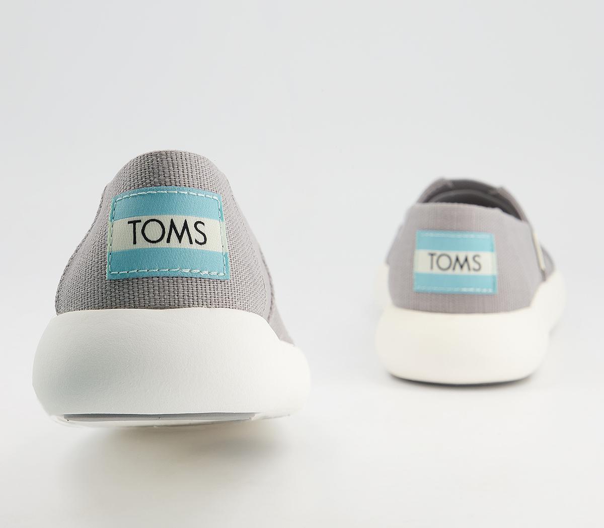TOMSAlpargata Mallow Slip OnsGrey