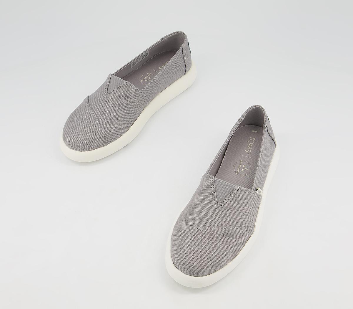 TOMSAlpargata Mallow Slip OnsGrey