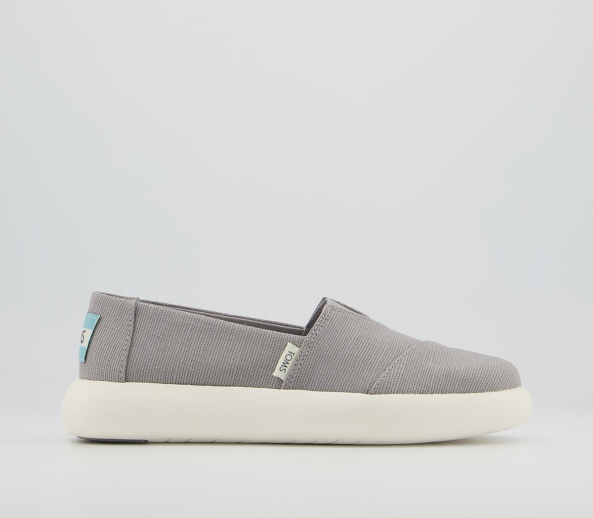TOMSAlpargata Mallow Slip OnsGrey