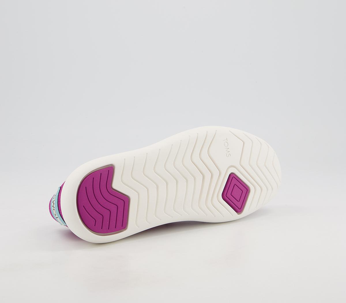 TOMS Alpargata Mallow Slip Ons TOMS Alpargata Mallow Slip Ons Fuchsia