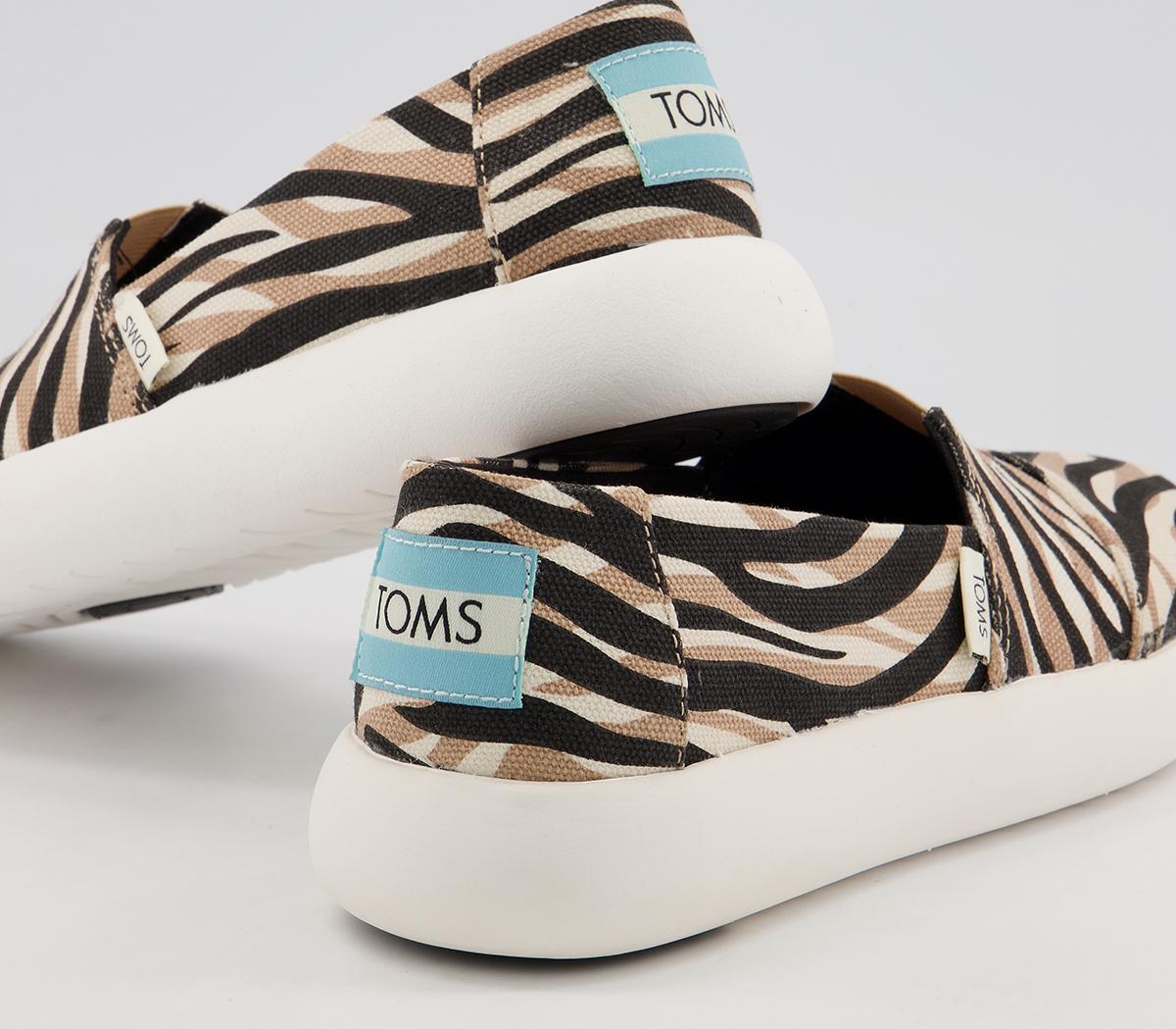TOMSAlpargata Mallow Slip OnsZebra
