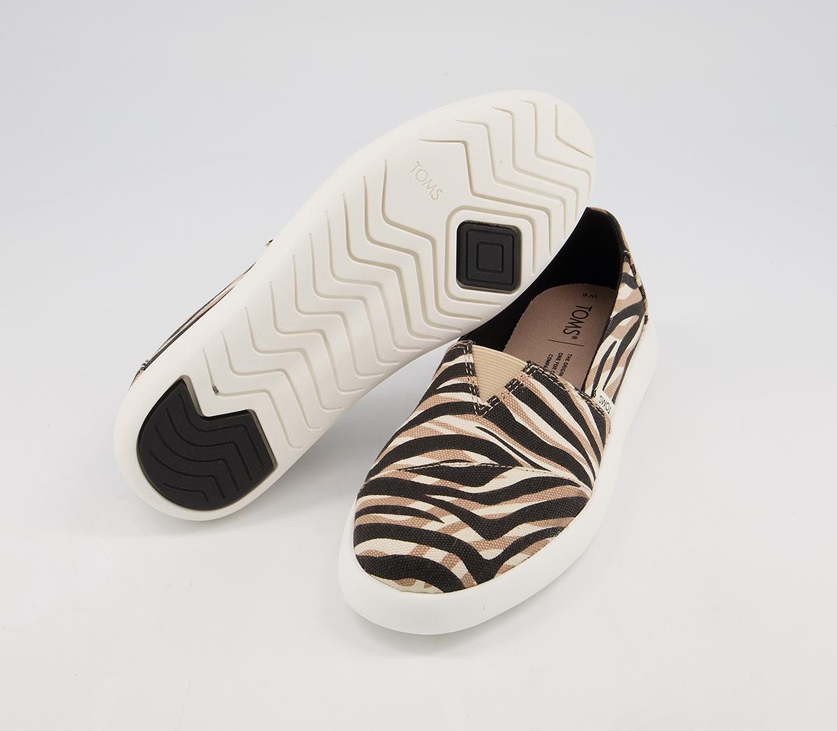 TOMSAlpargata Mallow Slip OnsZebra