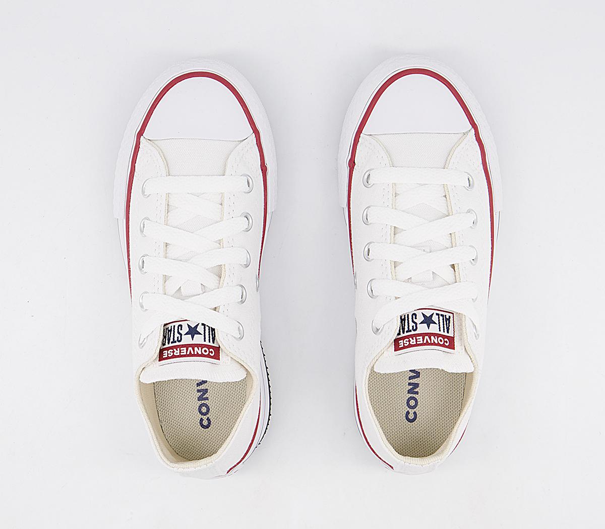 Converse All Star Eva Lift Low Platform Youth Trainers Converse All Star Eva Lift Low Platform Youth Trainers White Garnet Midnight Navy