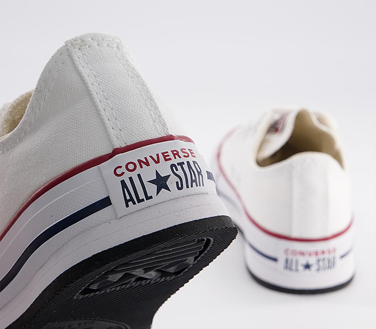 ConverseAll Star Eva Lift Low Platform Youth TrainersWhite Garnet Midnight Navy
