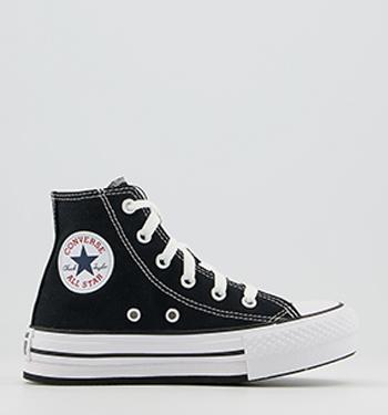 black high top converse junior size 4