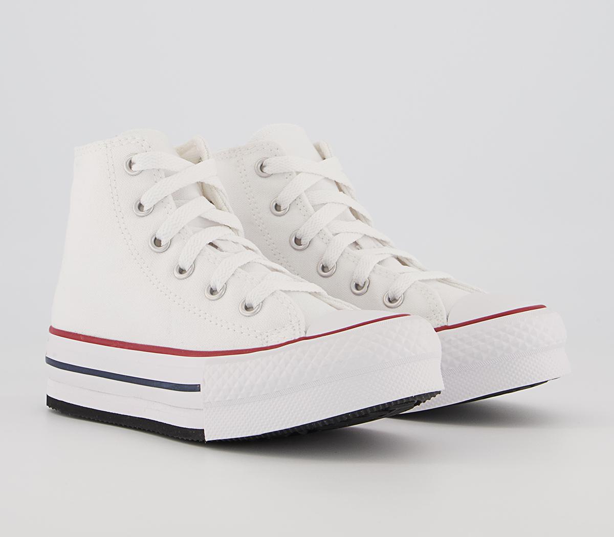 ConverseAll Star Eva Lift Hi Youth TrainersWhite Black