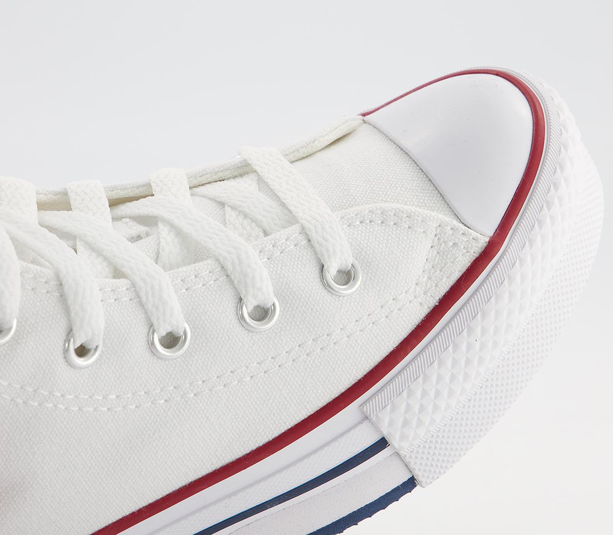 Converse All Star Eva Lift Hi Platform Youth Trainers Converse All Star Eva Lift Hi Platform Youth Trainers White Garnet Midnight Navy