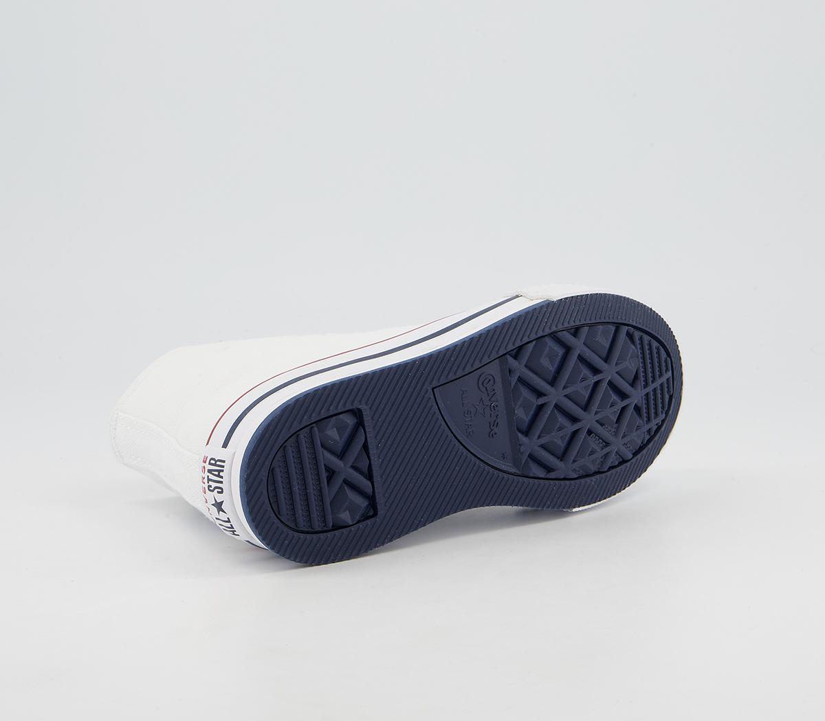 Converse All Star Eva Lift Hi Platform Youth Trainers Converse All Star Eva Lift Hi Platform Youth Trainers White Garnet Midnight Navy