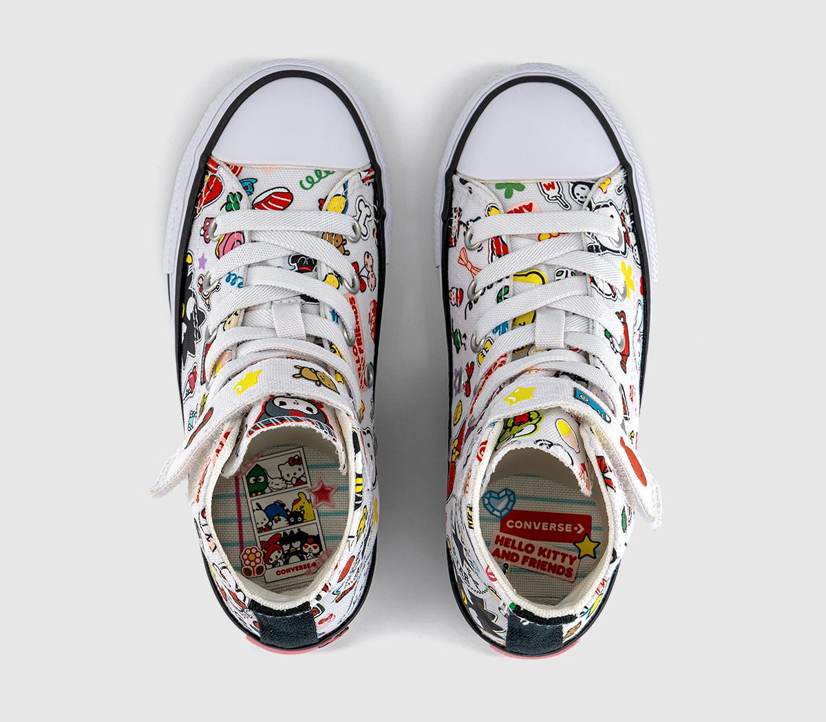 ConverseConverse x Hello Kitty All Star Eva Lift Hi Youth TrainersHello Kitty White Black