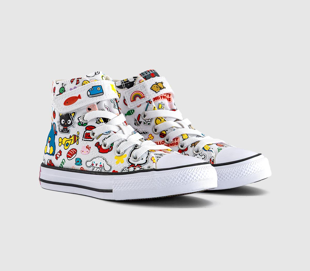 ConverseConverse x Hello Kitty All Star Eva Lift Hi Youth TrainersHello Kitty White Black