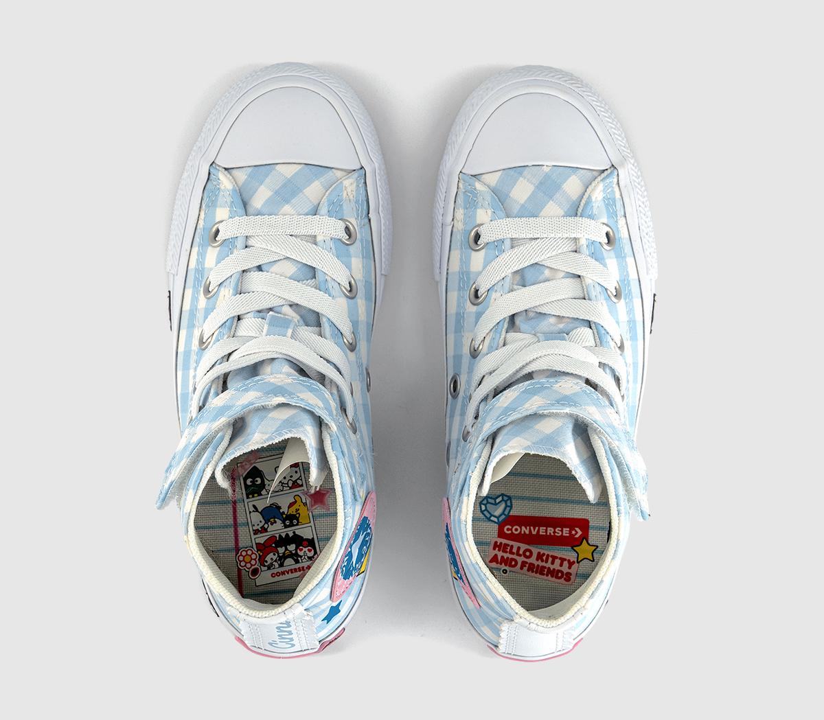 ConverseConverse x Hello Kitty All Star Eva Lift Hi Youth TrainersHello Kitty Baby Blue