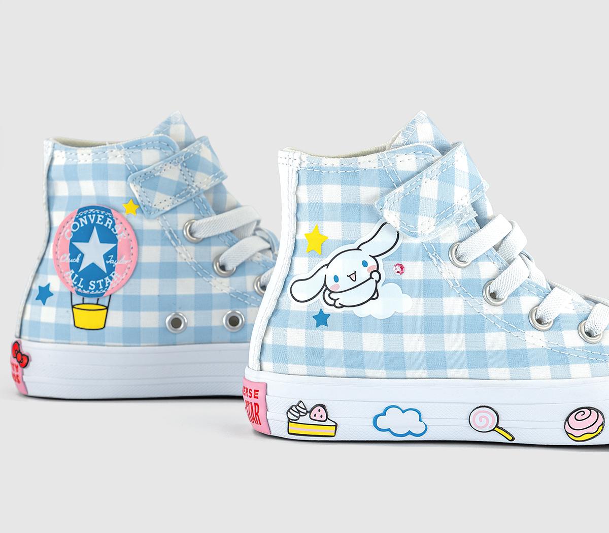 ConverseConverse x Hello Kitty All Star Eva Lift Hi Youth TrainersHello Kitty Baby Blue