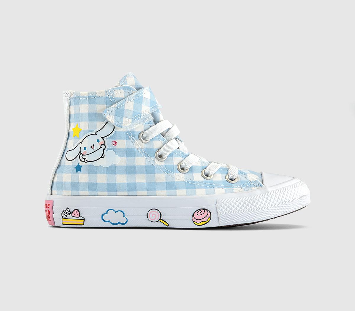 ConverseConverse x Hello Kitty All Star Eva Lift Hi Youth TrainersHello Kitty Baby Blue