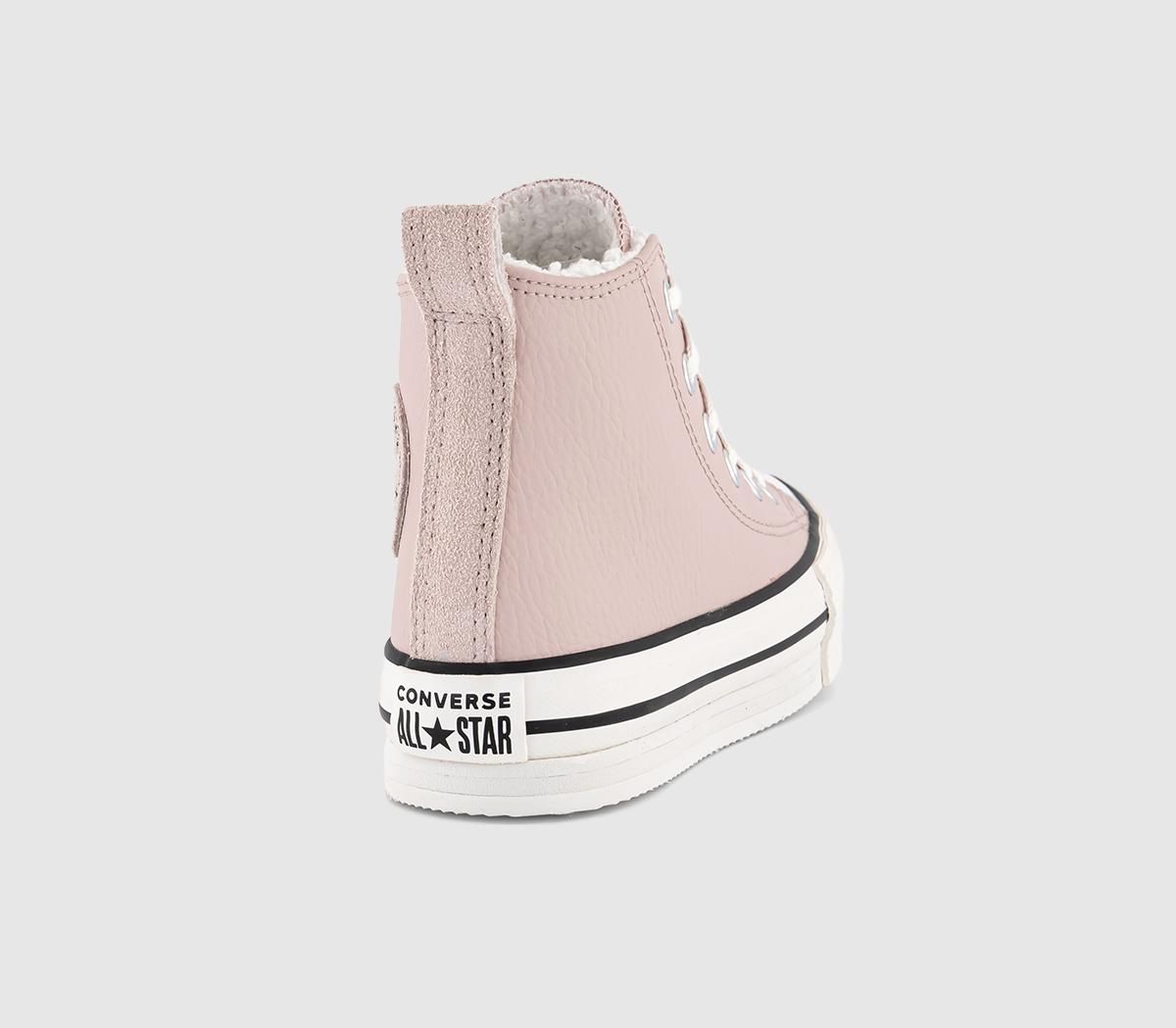 ConverseAll Star Eva Lift Hi Platform Youth Trainers Pink Sage Vintage White Black