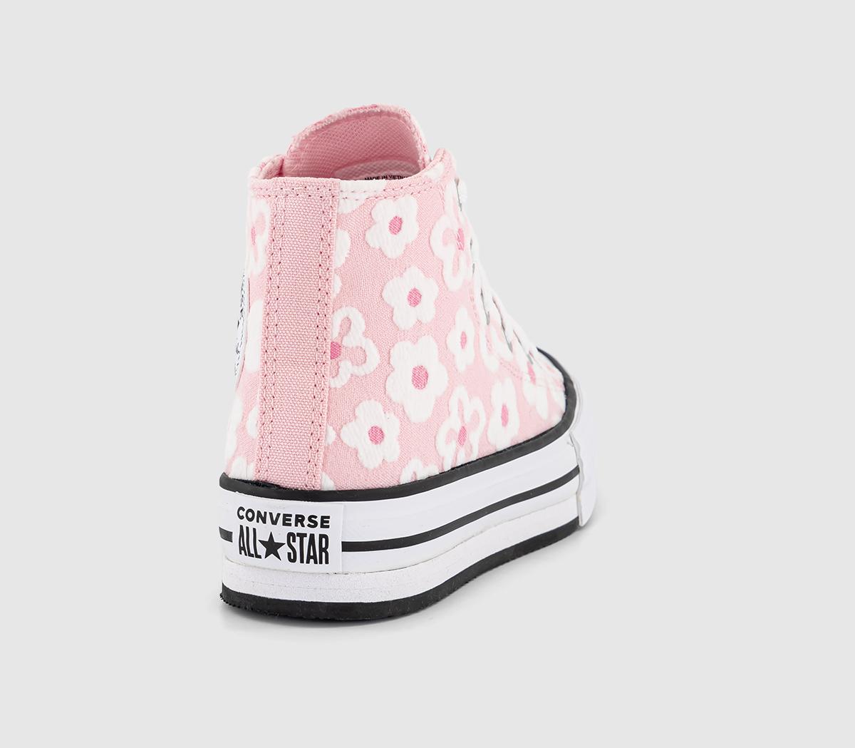 ConverseAll Star Eva Lift Hi Youth Trainers ConverseAll Star Eva Lift Hi Youth TrainersDonut Glaze Oops Pink White