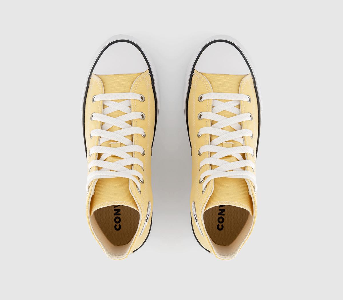 ConverseAll Star Eva Lift Hi Platform Junior TrainersSunny Oasos White Black