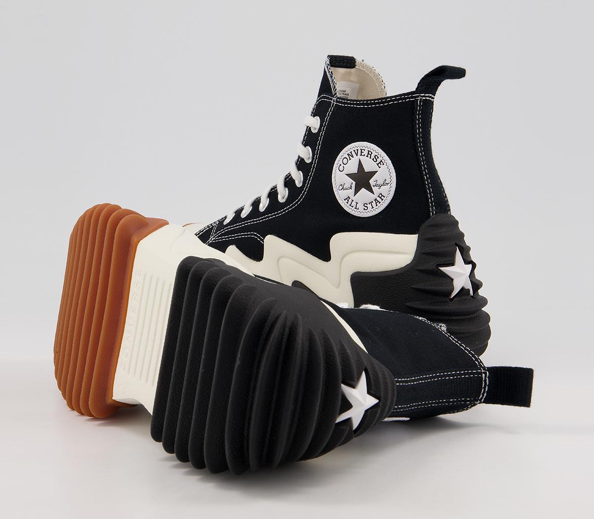 Converse Run Star Motion Platform Trainers Converse Run Star Motion Platform Trainers Black White