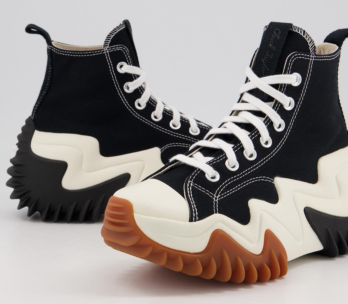 Converse Run Star Motion Platform Trainers Converse Run Star Motion Platform Trainers Black White
