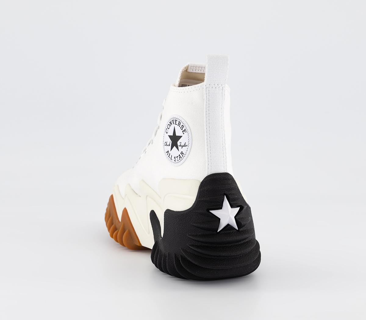 ConverseRun Star Motion Platform TrainersWhite Black Gum