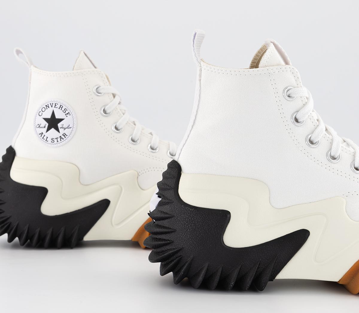 ConverseRun Star Motion Platform TrainersWhite Black Gum