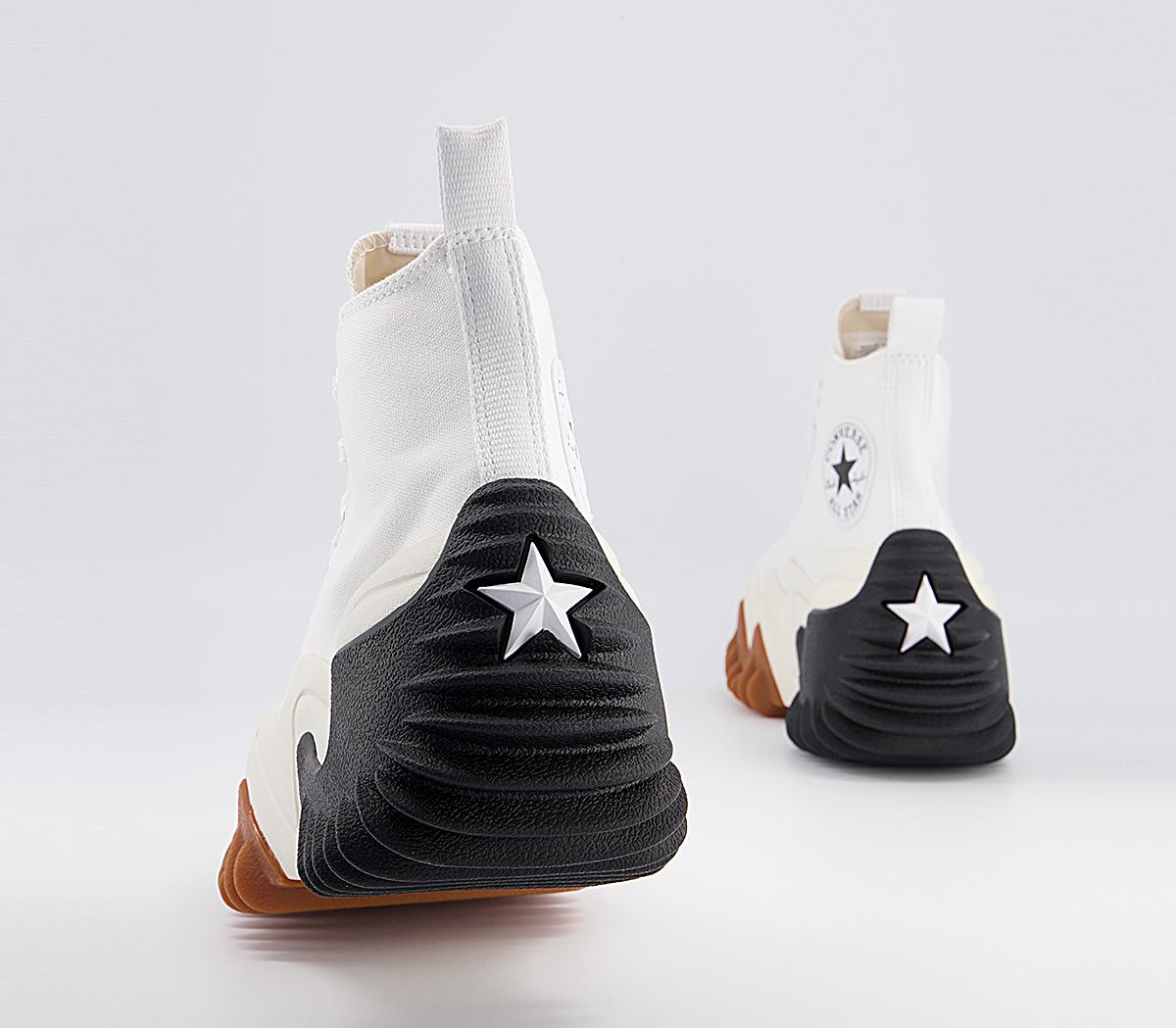 ConverseRun Star Motion Platform TrainersWhite Black Gum