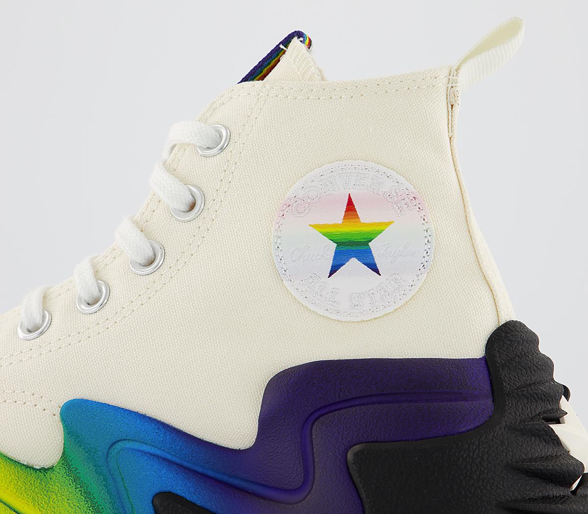 Converse Run Star Motion Platform Trainers Converse Run Star Motion Platform Trainers Egret Pride Multi
