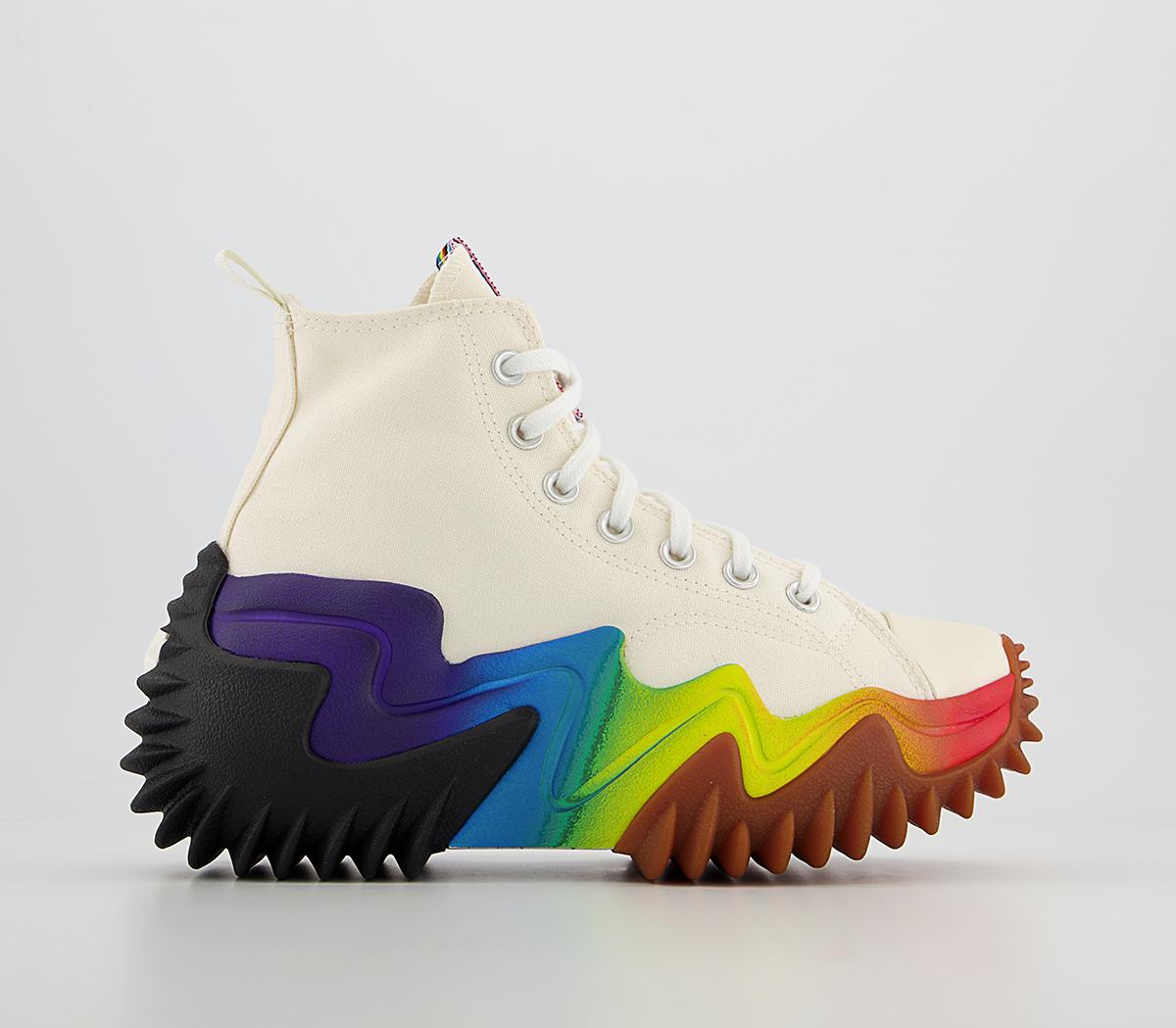 Converse Run Star Motion Platform Trainers Converse Run Star Motion Platform Trainers Egret Pride Multi