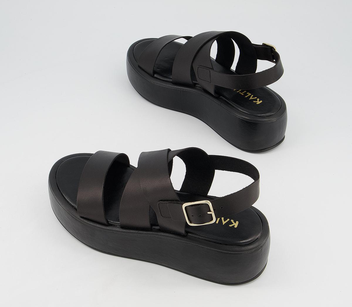 Kaltur Chunky Sandals Black - Women’s Sandals