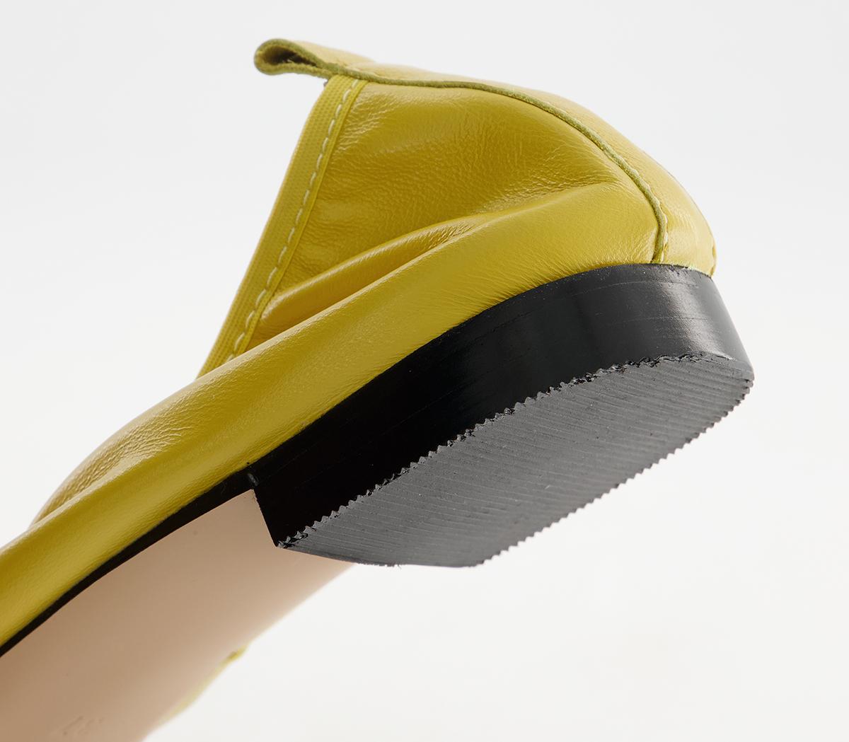 Office Forefront Soft Unlined Ballet Pumps Office Forefront Soft Unlined Ballet Pumps Soft Yellow Leather