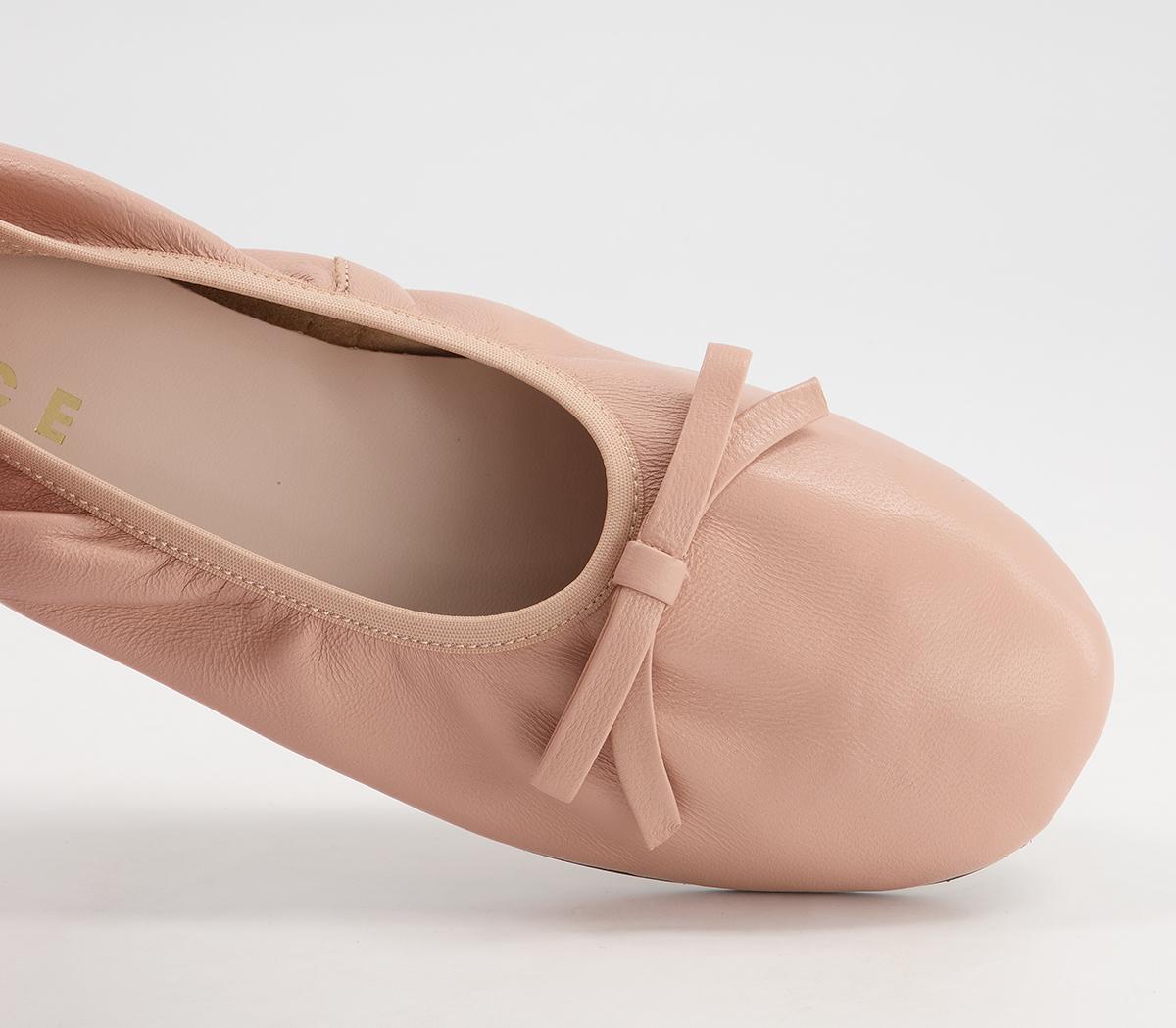 Office Forefront Soft Unlined Ballet Pumps Office Forefront Soft Unlined Ballet Pumps Soft Nude Leather