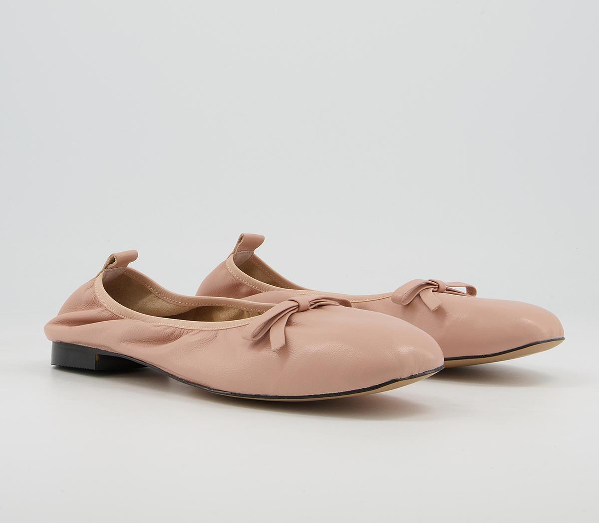 Office Forefront Soft Unlined Ballet Pumps Office Forefront Soft Unlined Ballet Pumps Soft Nude Leather