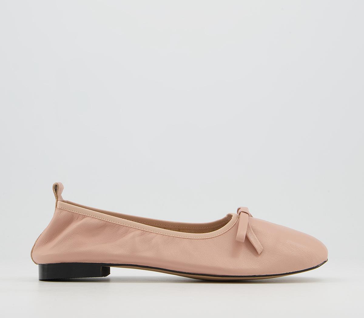 Office Forefront Soft Unlined Ballet Pumps Office Forefront Soft Unlined Ballet Pumps Soft Nude Leather