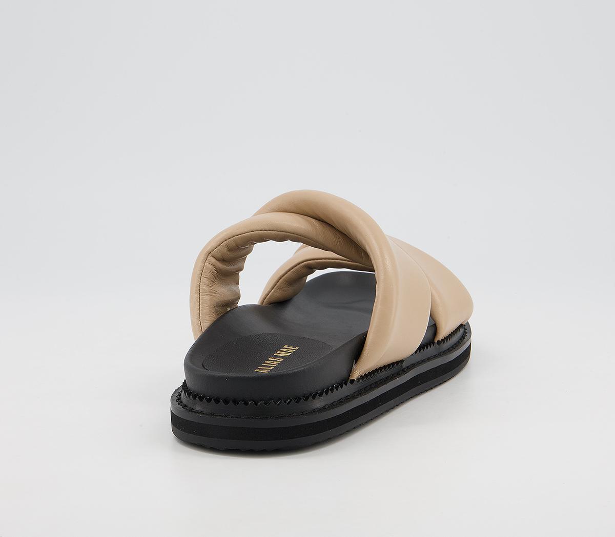 Alias Mae Paris Two Strap Slides Natural - Women’s Sliders