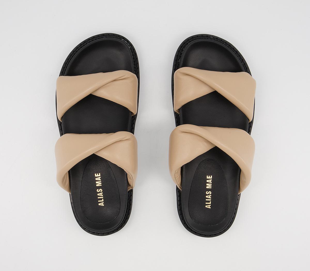 Alias Mae Paris Two Strap Slides Alias Mae Paris Two Strap Slides Natural