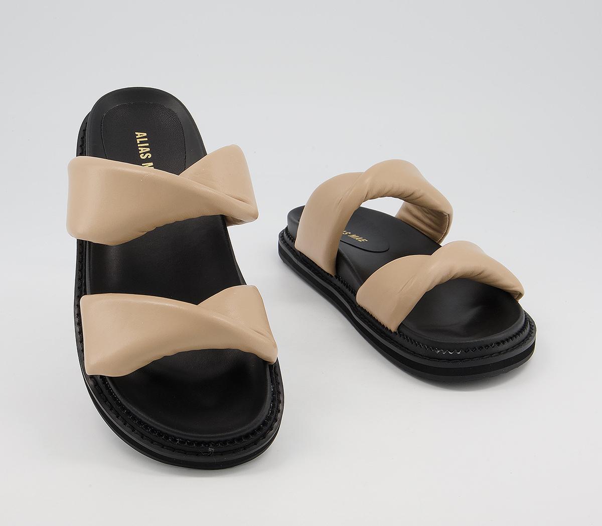 Alias Mae Paris Two Strap Slides Natural - Women’s Sliders