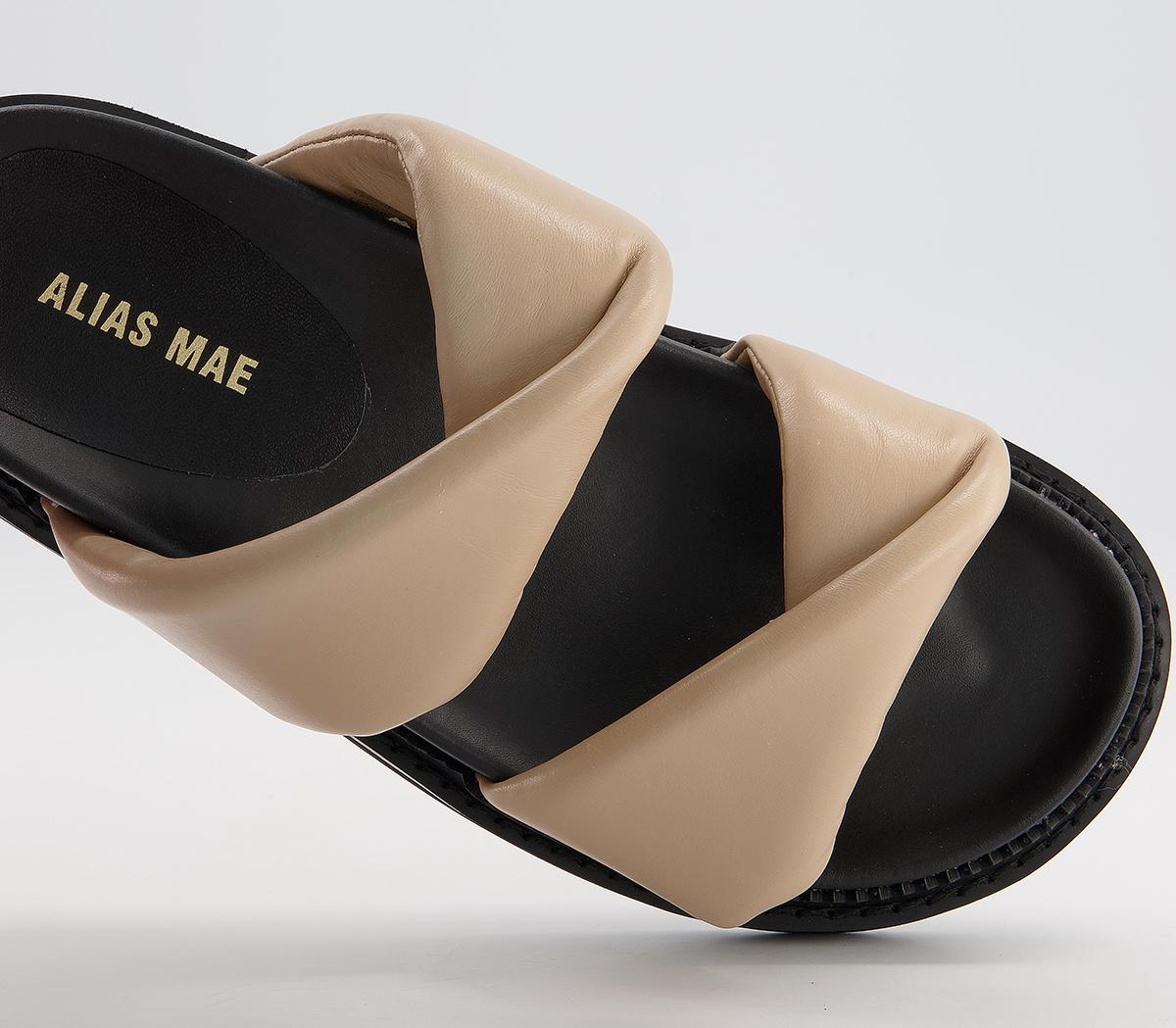 Alias Mae Paris Two Strap Slides Alias Mae Paris Two Strap Slides Natural