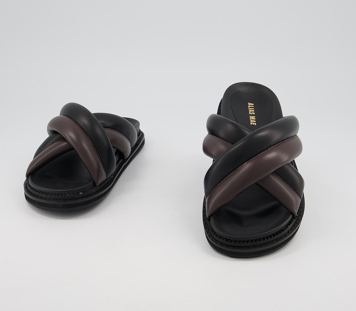 Alias Mae Pamela Cross Slides Alias Mae Pamela Cross Slides Black Brown