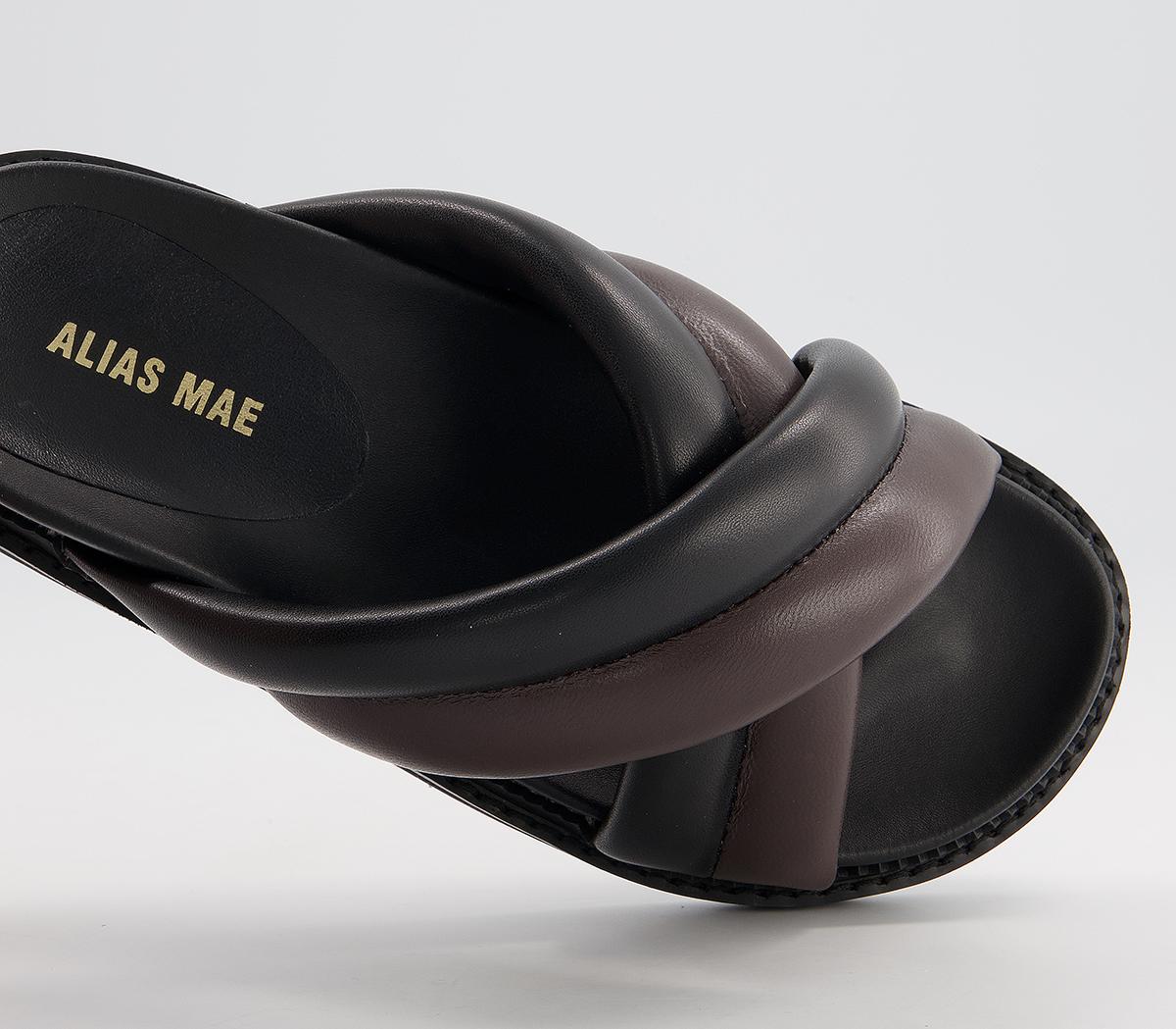 Alias Mae Pamela Cross Slides Alias Mae Pamela Cross Slides Black Brown