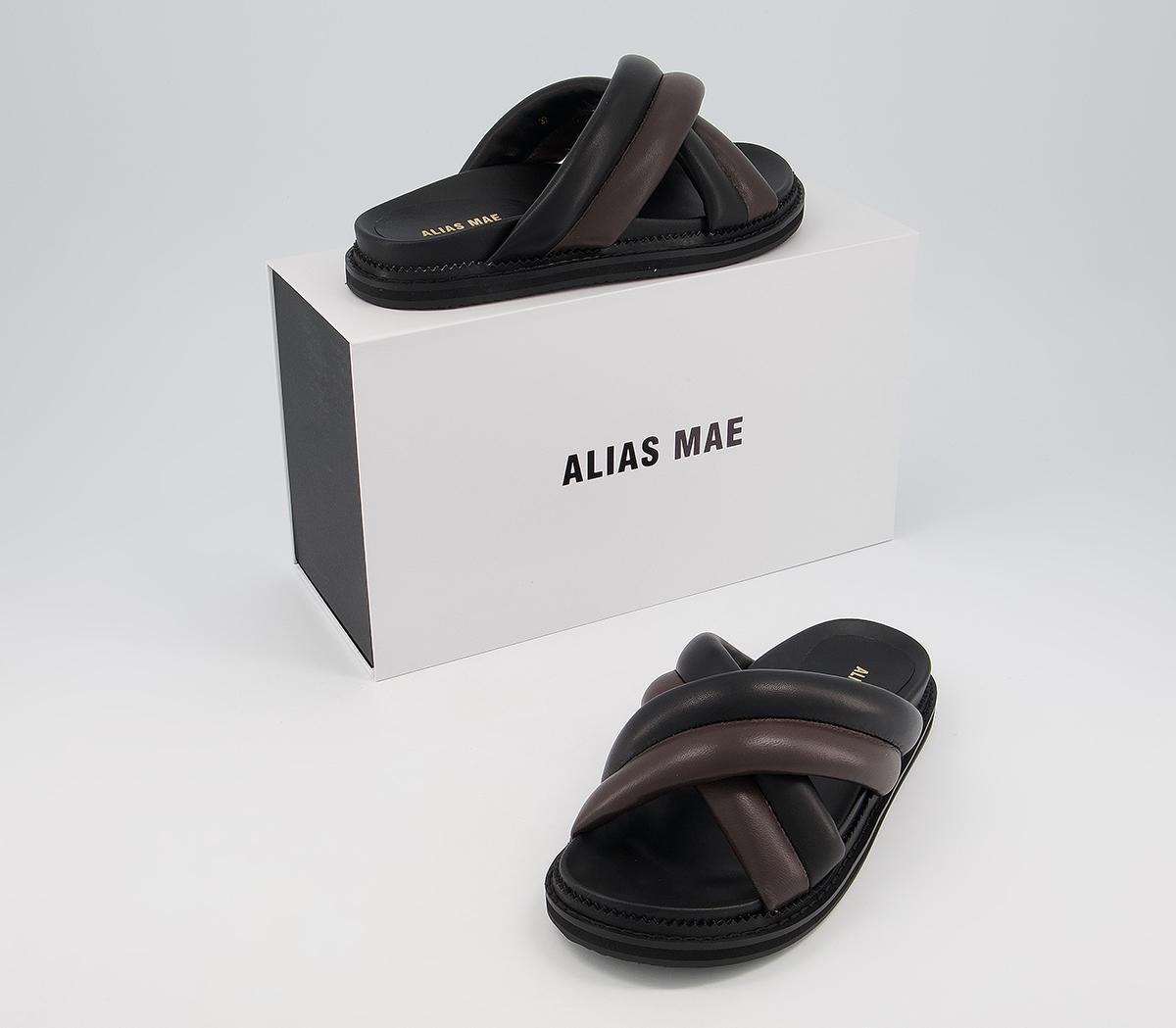 Alias Mae Pamela Cross Slides Alias Mae Pamela Cross Slides Black Brown