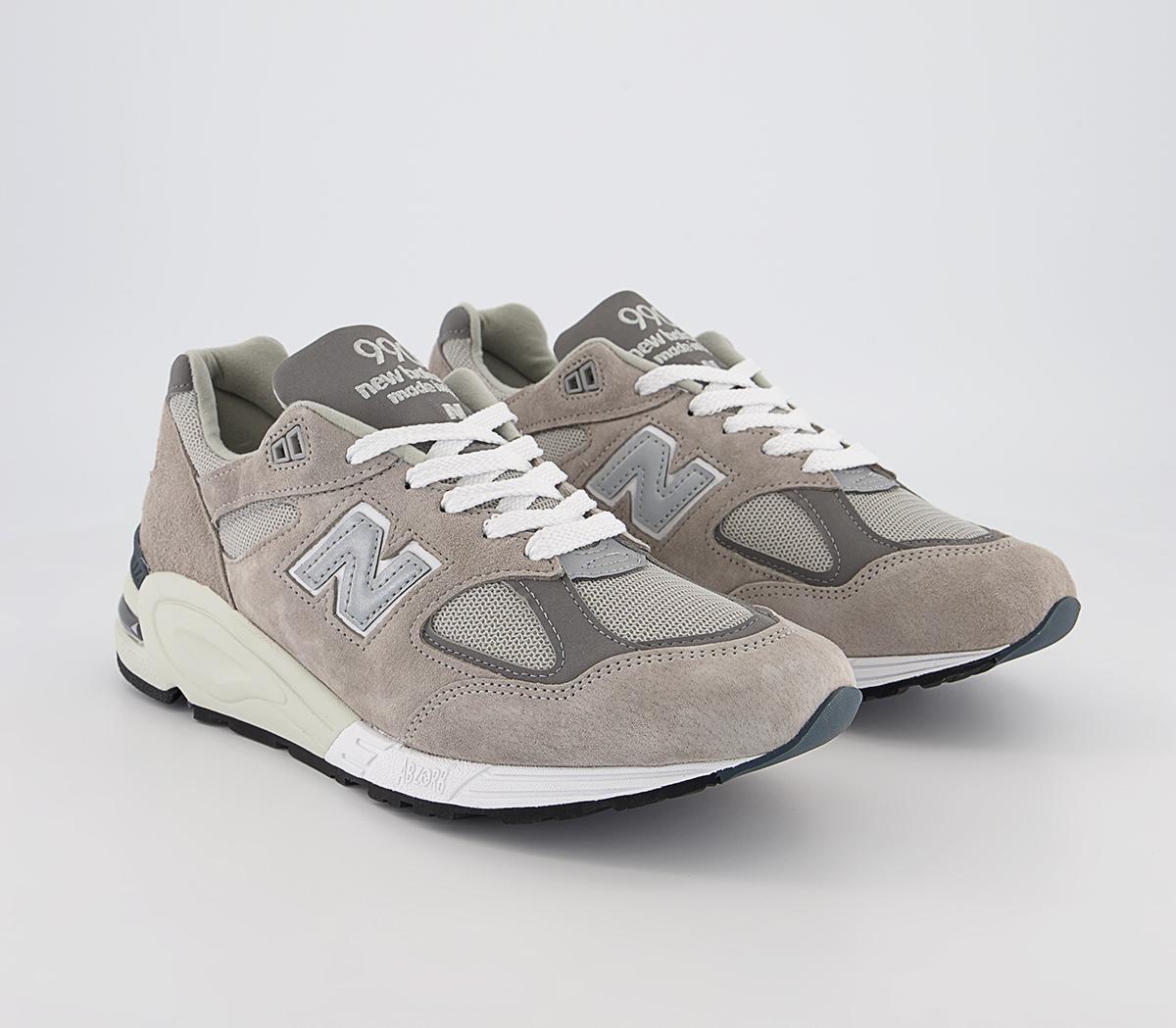 New Balance 990v2 Made in USA Trainers Grey Mius - Men's Trainers