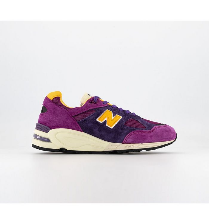 New Balance 990v2 Trainers Purple Suede
