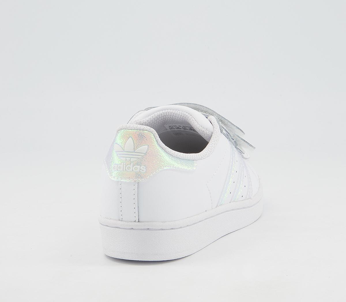 adidas Superstar 3v Trainers adidas Superstar 3v Trainers White Iridescent