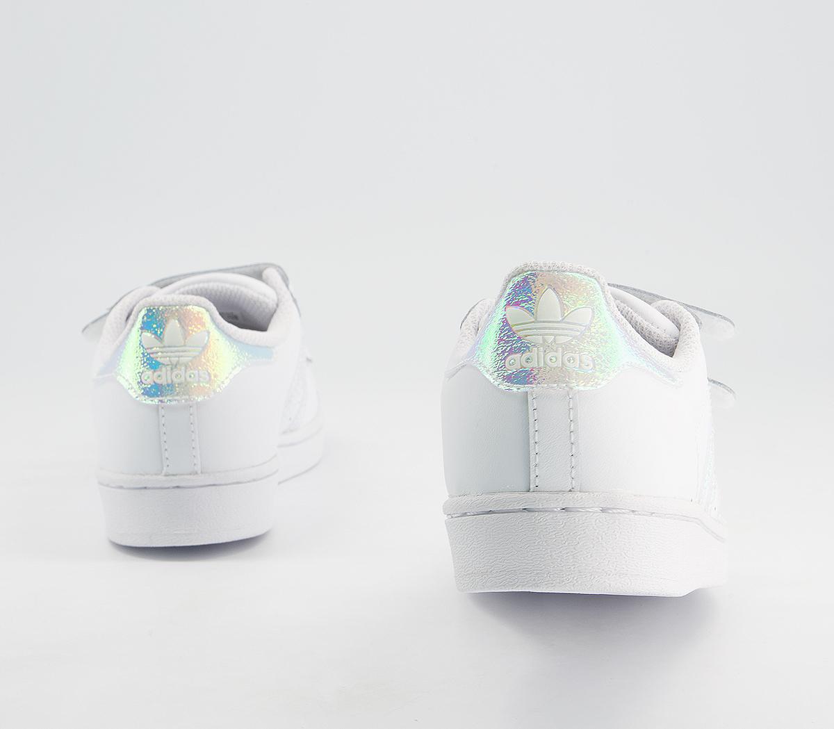 adidas Superstar 3v Trainers adidas Superstar 3v Trainers White Iridescent