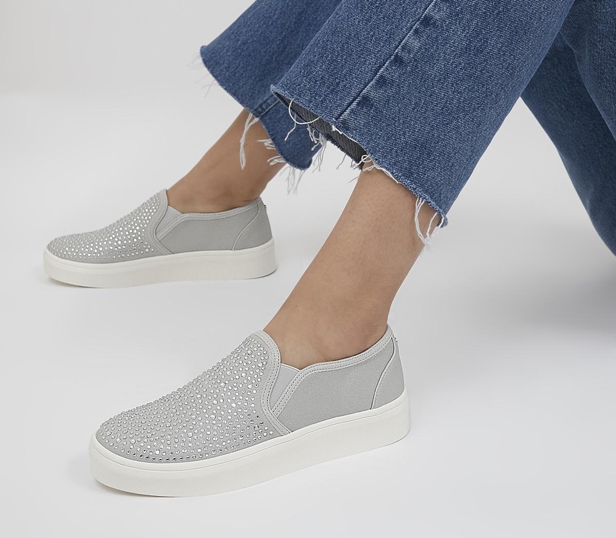 Embellished slip hot sale on sneakers