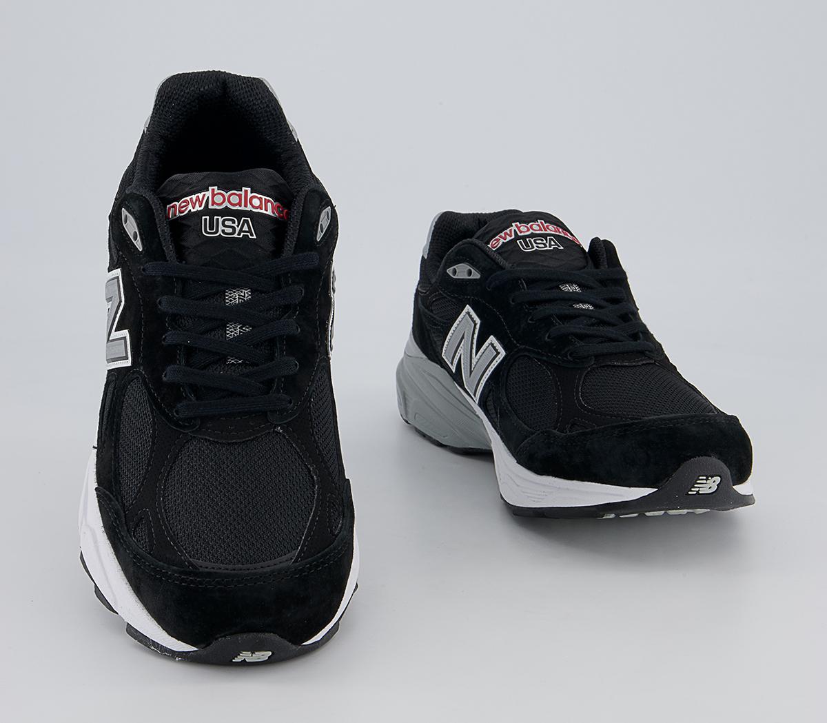 New Balance 990v3 Trainers Black - Men's Premium Sneakers